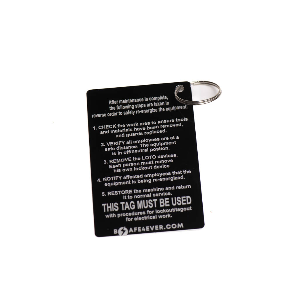 LOCKOUT-TAGOUT PROCEDURE CARD - Image 2